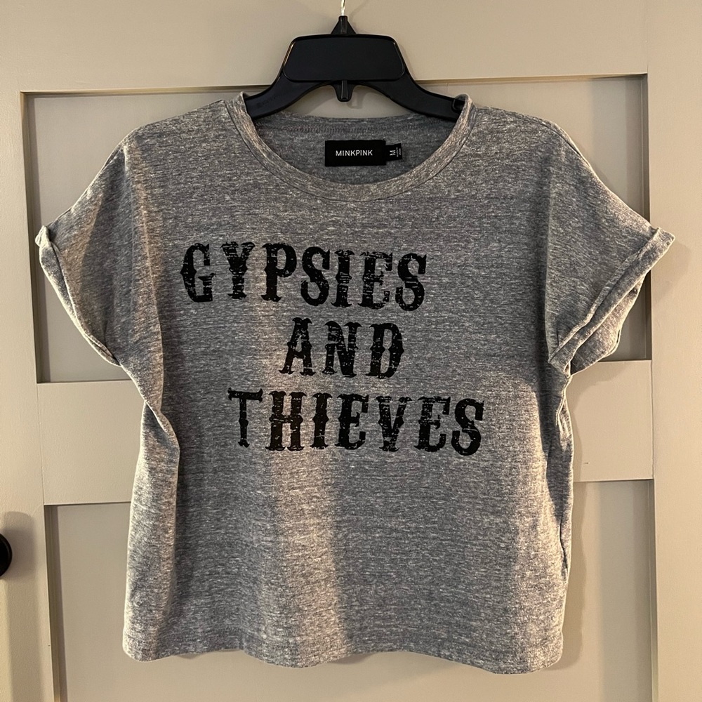 MinkPink Gypsies & Thieves Cropped Tee